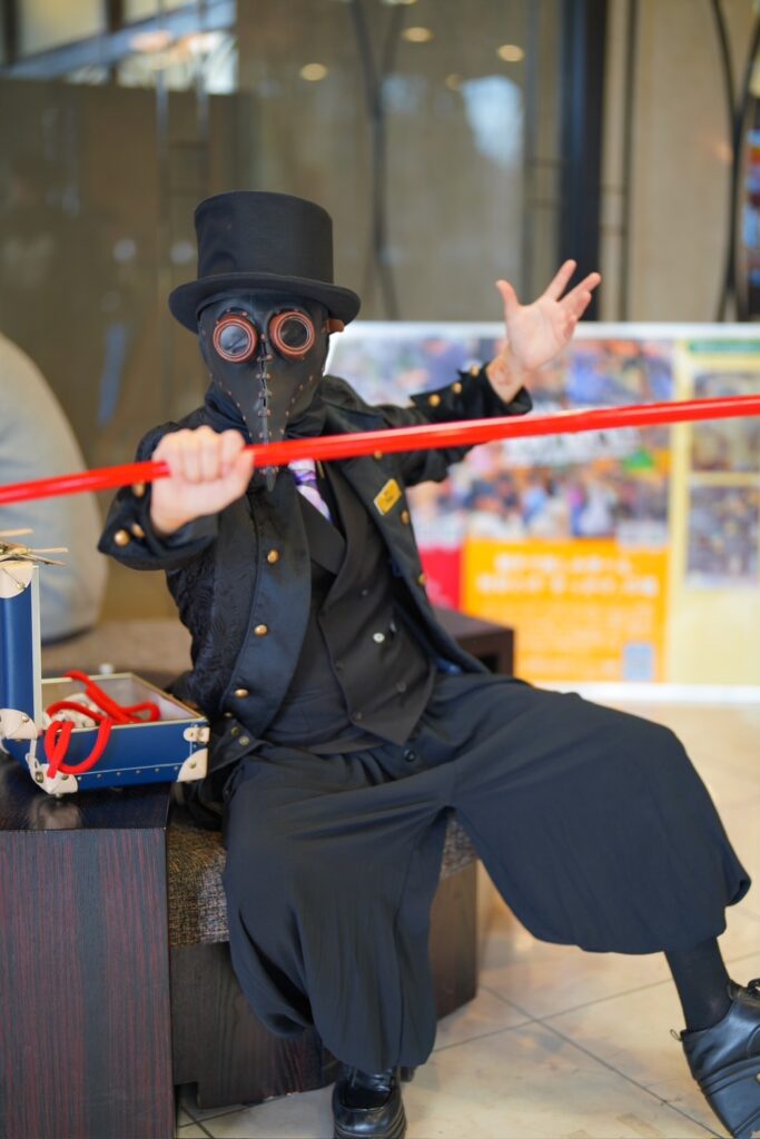地域イベントでのパフォーマンス写真2