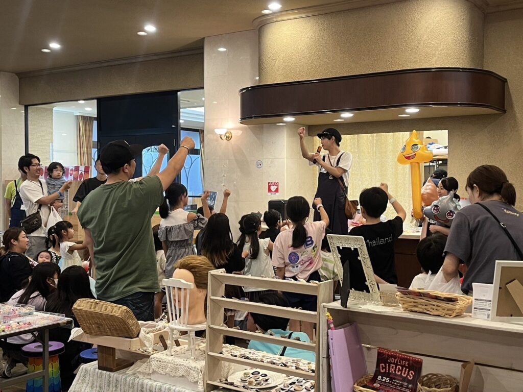 マジシャンTowaのパフォーマンス