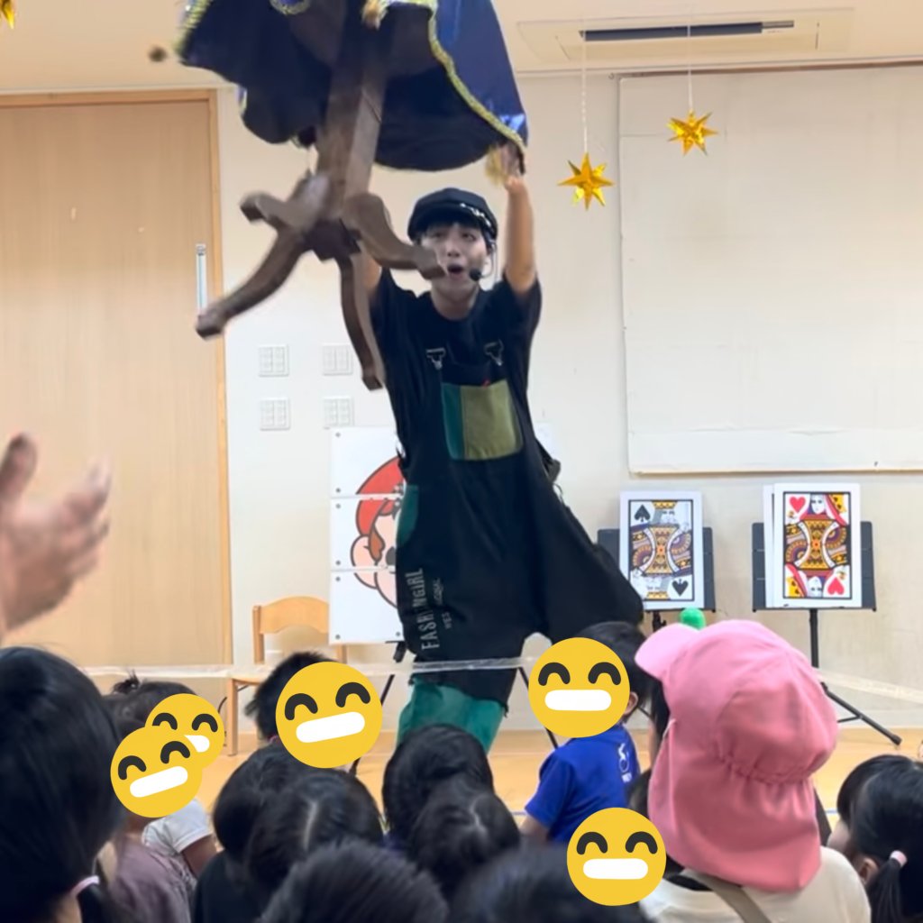 子供向けマジックショーを届けるマジシャンTowa